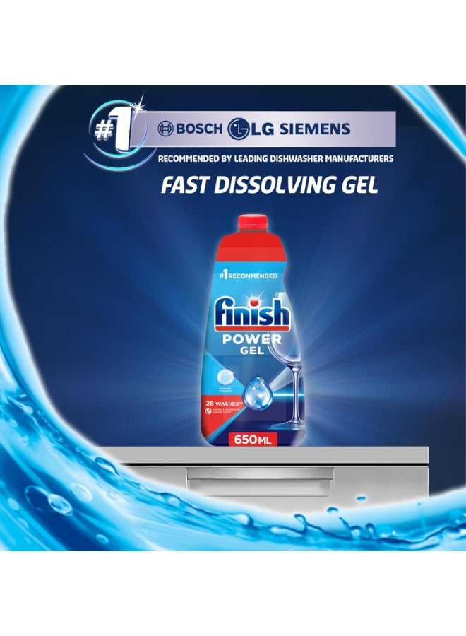 Finish All-in-One Max Liquid Dishwasher Detergent Gel, Regular, 1 Litre - Image 2
