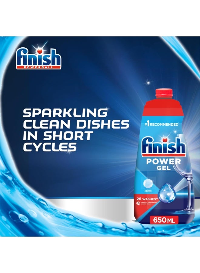 Finish All-in-One Max Liquid Dishwasher Detergent Gel, Regular, 1 Litre - Image 3
