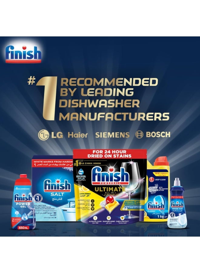 Finish All-in-One Max Liquid Dishwasher Detergent Gel, Regular, 1 Litre - Image 5