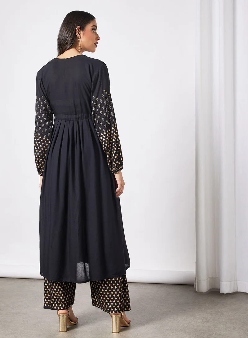 HANA & SARA Modest Set Of Jalabiya With Pants