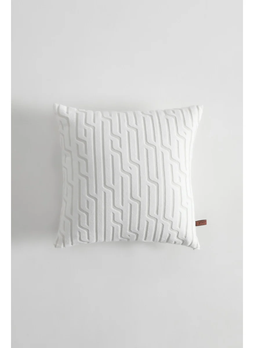فافورا Authentic Punch Cushion Cover - Cream