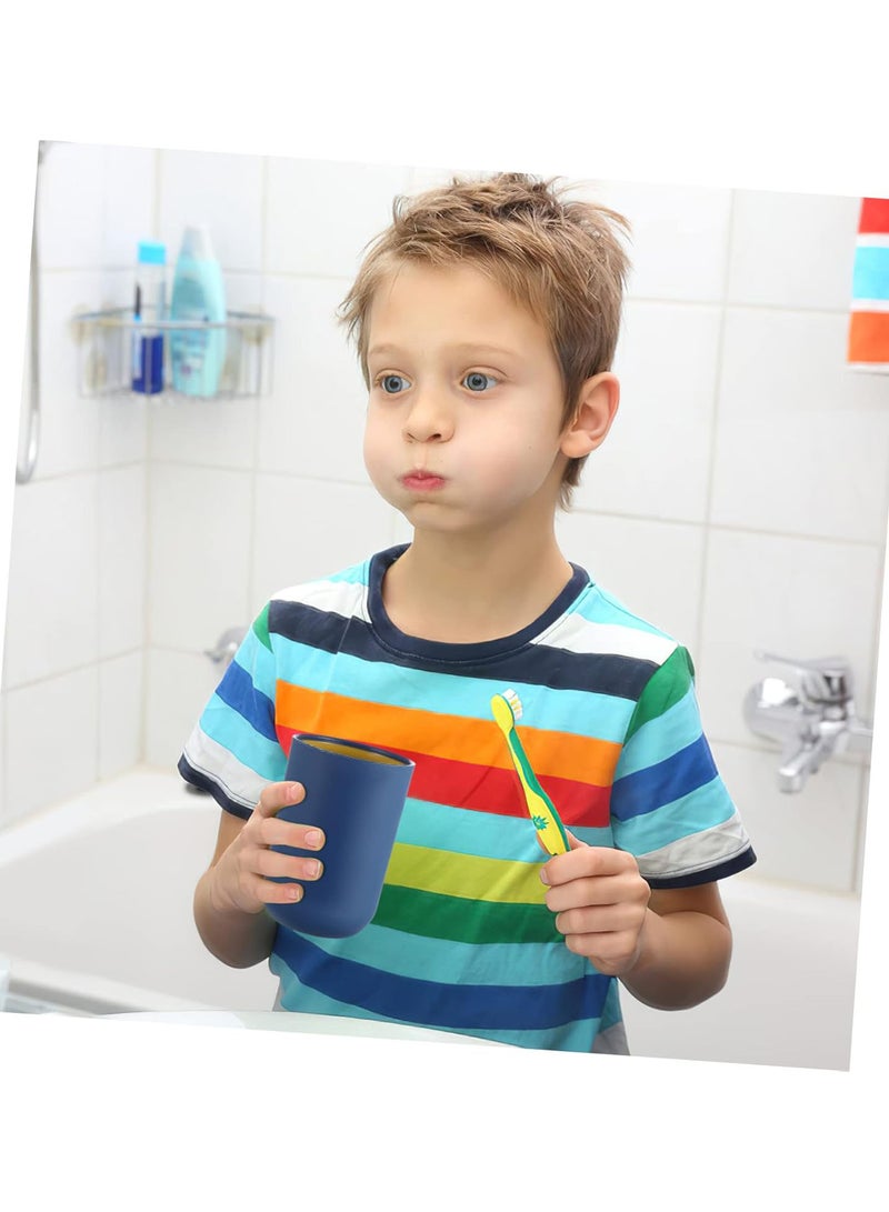 GGOOT 4 Pcs Washing Cup Cup Tumbler Toothpaste Organizer Tooth Brushing Holder Bathroom Mugs Tooth Mugs Bathroom Accessories Toothbrush Cups Accessories Simple Pp Lovers - Image 5