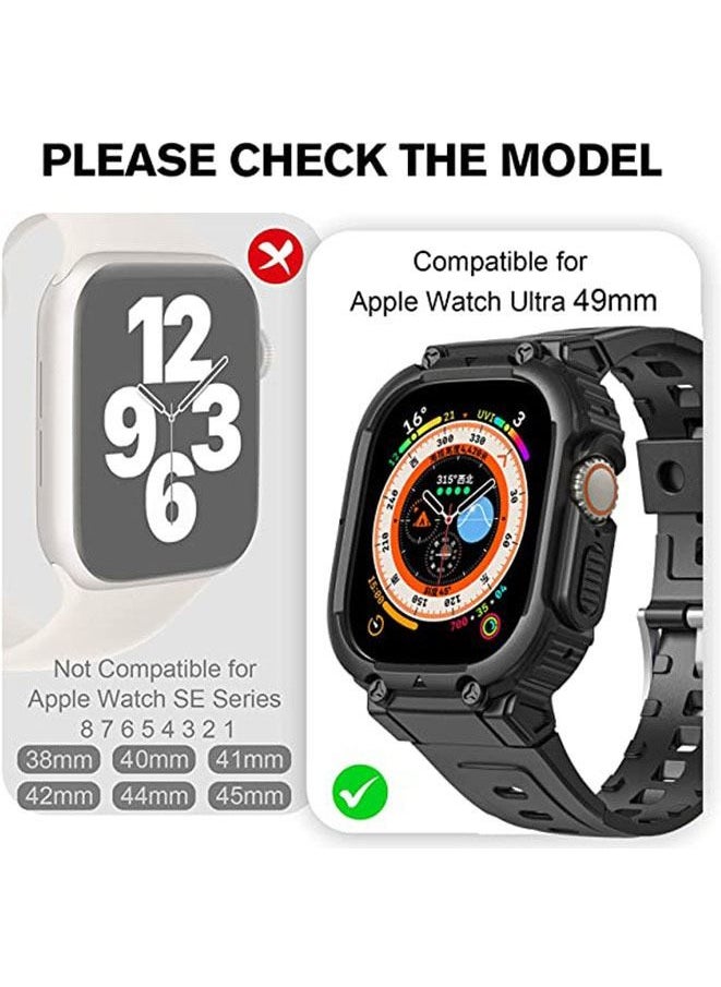 Generic - Case Band for Apple Watch Ultra 49mm(2022) Strap with Bumper - Image 1
