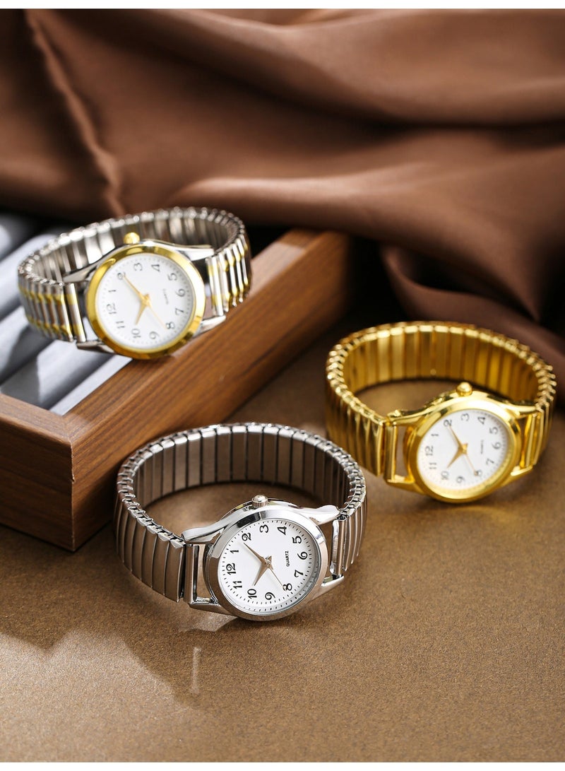 Geneva 3pcs ladies' adjustable watch straps, durable and atmospheric watch set, suitable for various occasions, a holiday birthday gift for girlfriends/mothers - Image 2