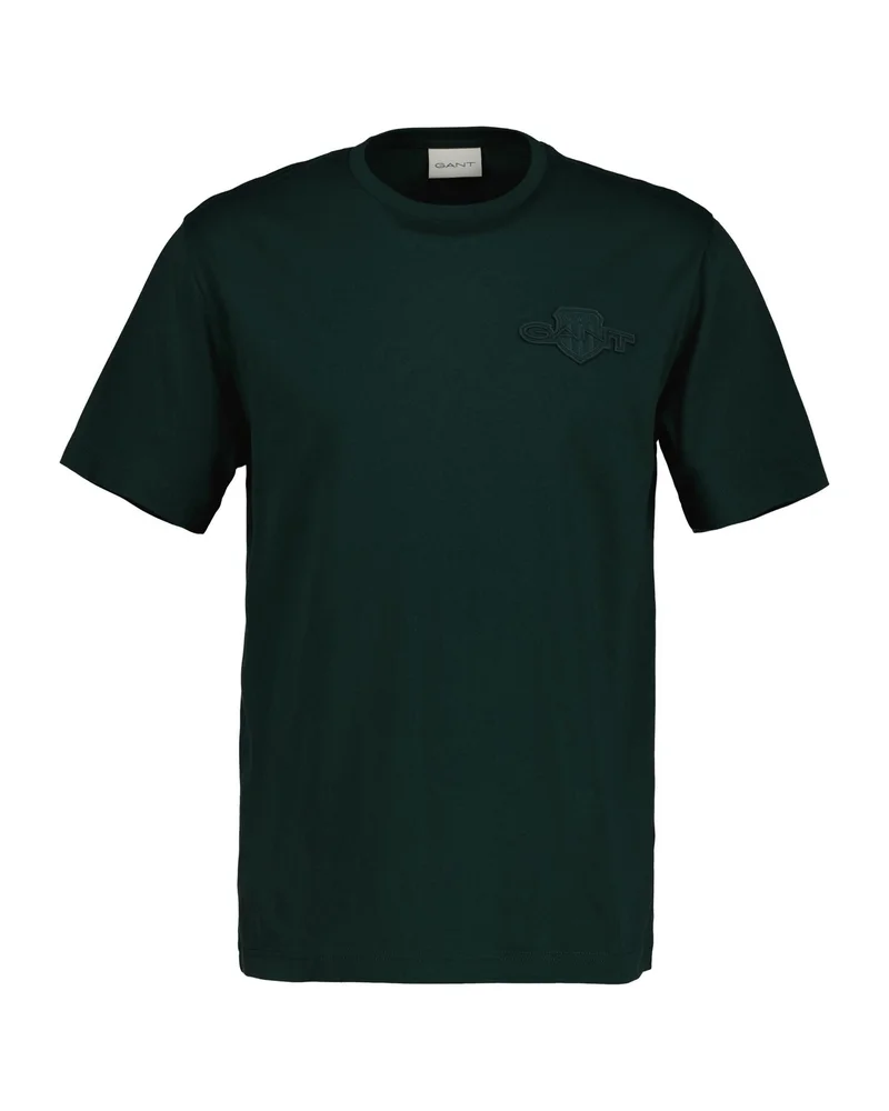 Gant Regular Fit Tonal Shield Short Sleeve T-Shirt