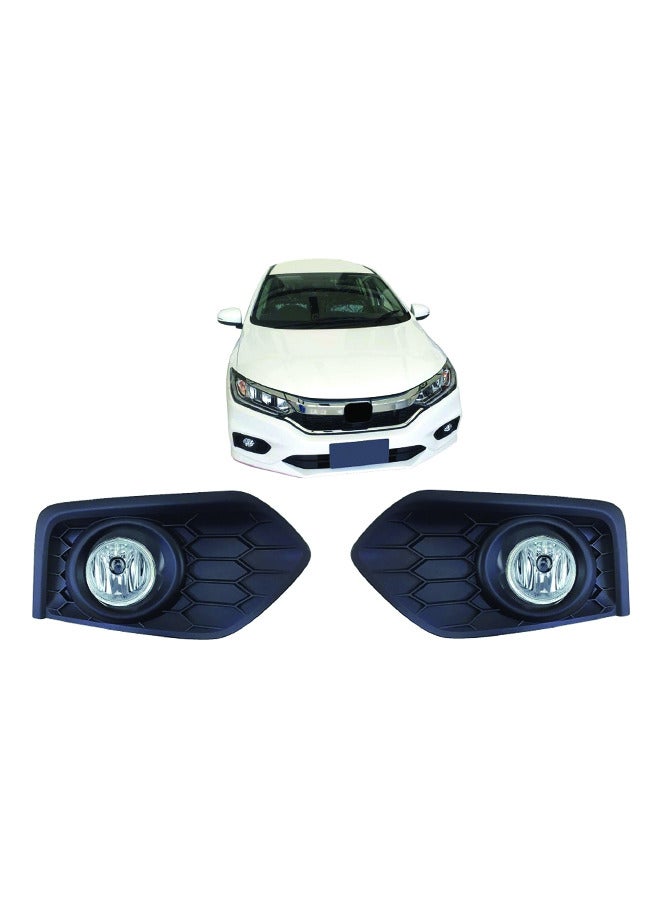 Dlaa Pack of 2 | HD847 Fog Lamp Suitable for City | Ballade | Grace 2017-2019 | Aspire 2020-on with wires & switch - Image 1