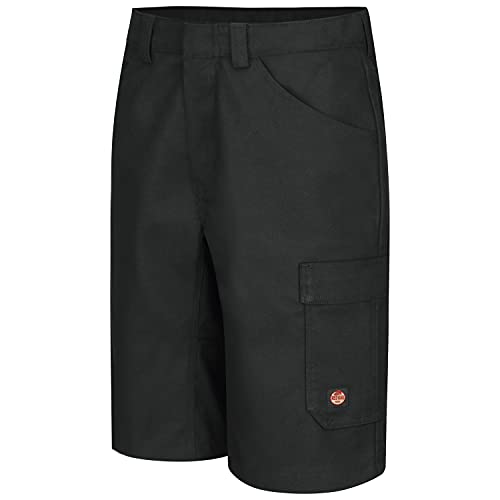 Red Kap mens Shop shorts, Black, 34W x 13L US - Image 2