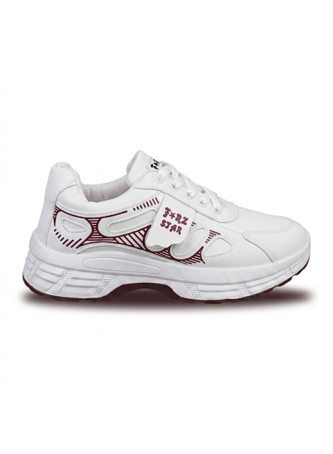 Vbranda A stylish women's sneaker that blends a modern look with practical comfort-L-21-MAROON - Image 2