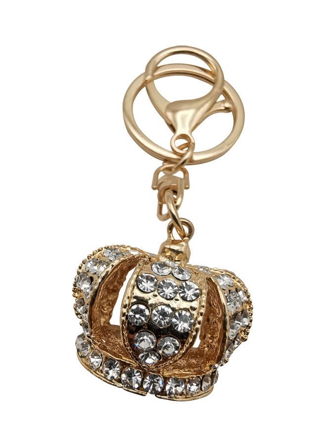 NIBEMINENT Stylish Design Key Chain Gold/Clear  - Image 2