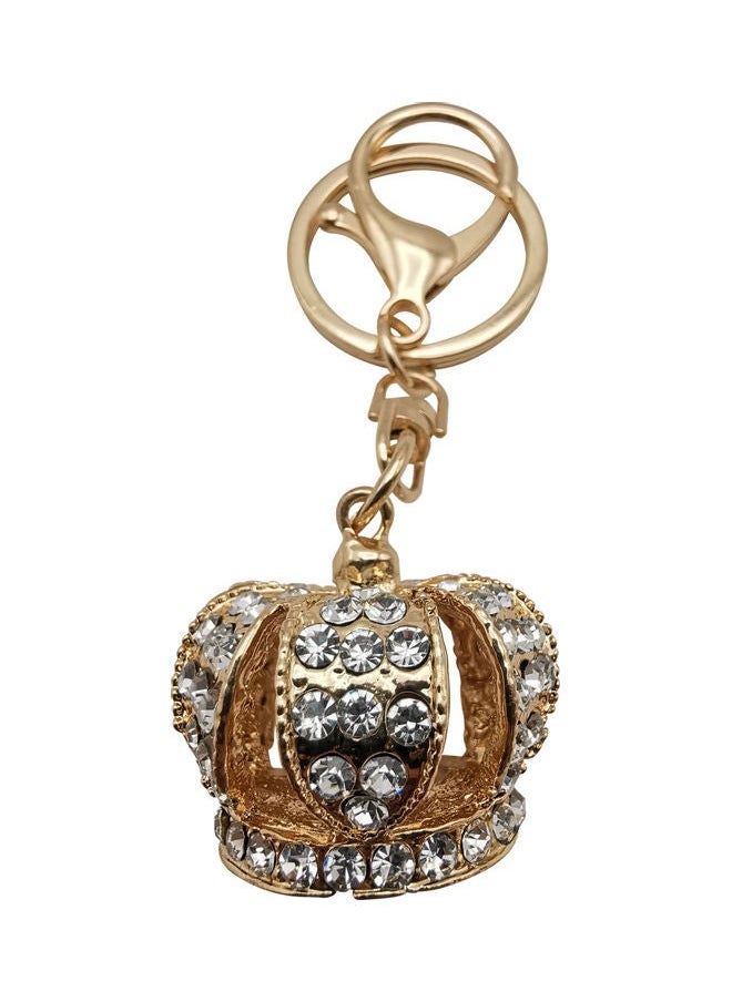 NIBEMINENT Stylish Design Key Chain Gold/Clear  - Image 1