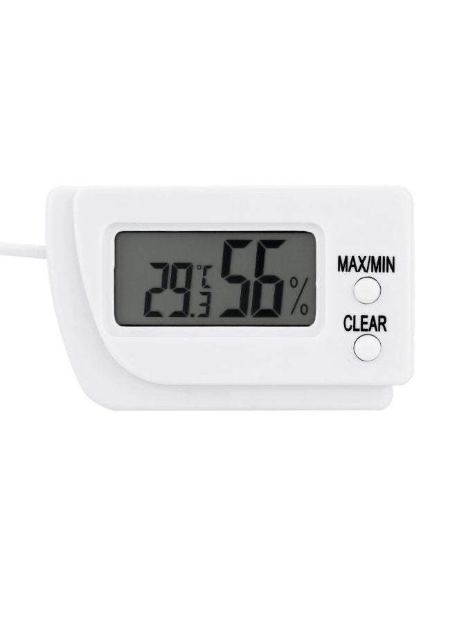 NIBEMINENT Mini Digital Temperature And Humidity Meter White - Image 2