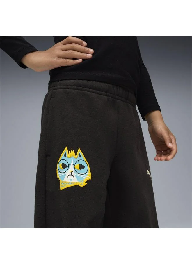 Puma PUMA Black Moody Cat Sweatpants Kids  | Best Price UAE