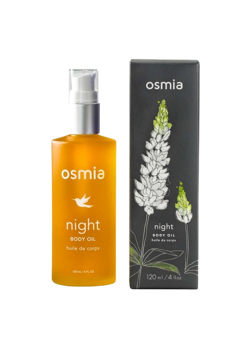 Osmia Organics - Osmia Organics Natural Night Body Oil  Clean Beauty For Healthy Skin 4 fl oz  118 ml - Image 1