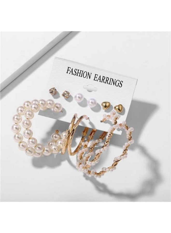 YouBella Fashion Jewellery Gold Plated Ear rings Combo of Earrings for Girls and Women (Style 1) - Image 2