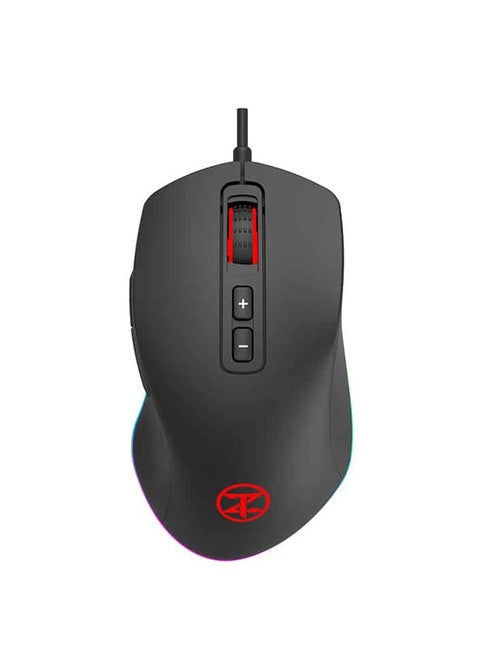 TechnoZone V 68 Gaming Mouse 8 PROGRAMMABLE KEYS RGB LIGHT AND SOFTWEAR EDITABLE