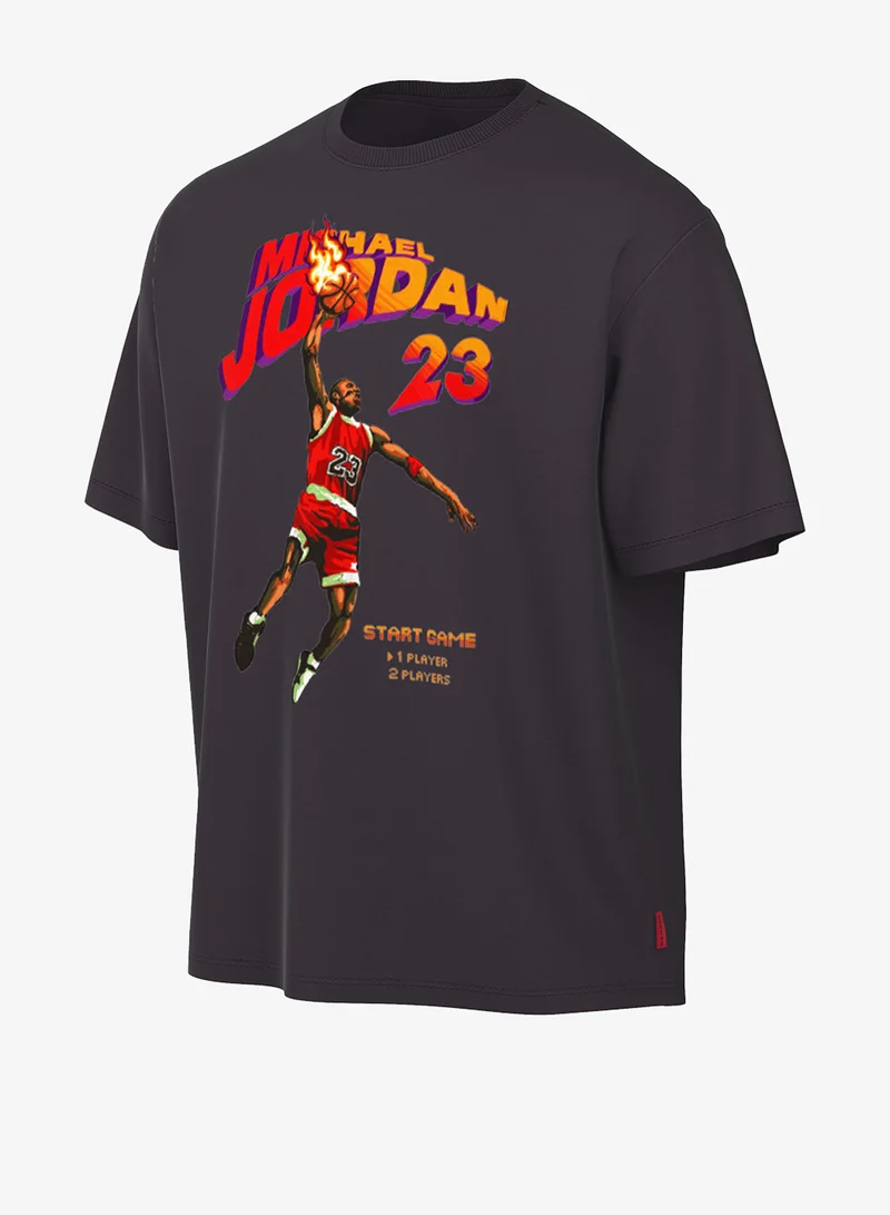 Michael Jordan Brooklyn Game Graphic T-Shirt