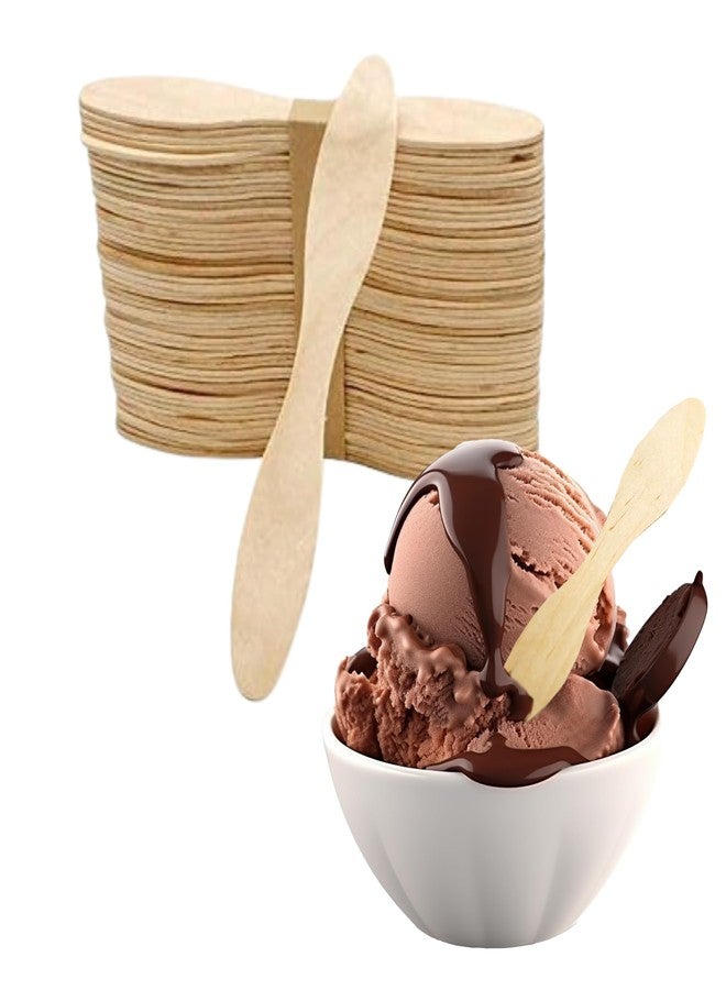 Perfect Stix 5" Wooden Ice Cream Spoons/Tasting/Spreading Spoons/Birchwood - Case of 2,000ct - Image 1