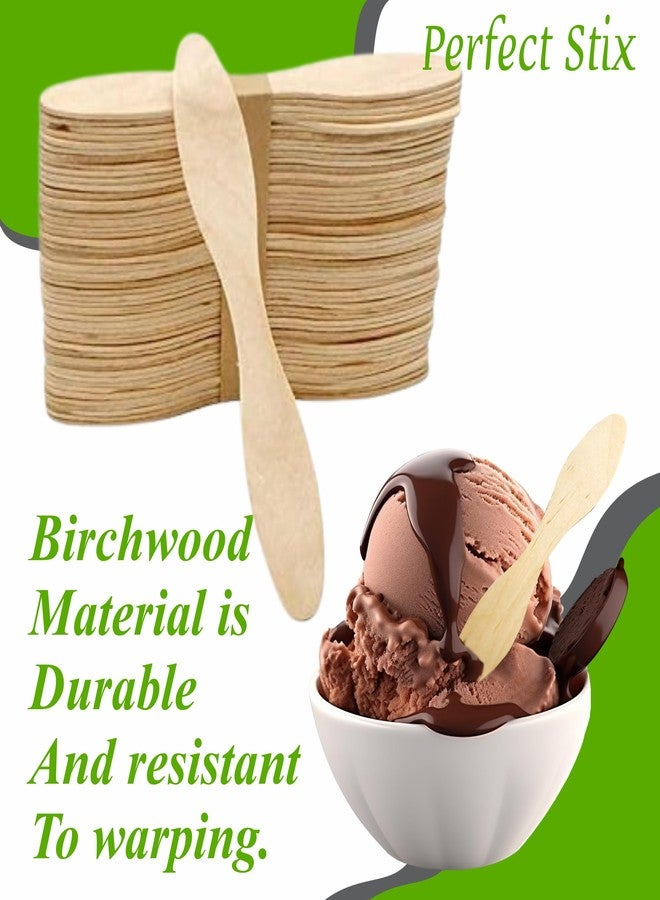 Perfect Stix 5" Wooden Ice Cream Spoons/Tasting/Spreading Spoons/Birchwood - Case of 2,000ct - Image 5