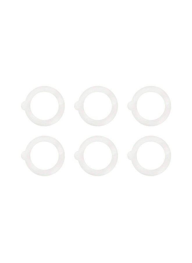 Bormioli Rocco - Jar Replacement Gaskets (Set Of 6): 3.5’’ Diameter Fido Jar Compatible Food Grade Rubber Leakproof Sealing Rings For Standard Sized Mouth Canning And Storage Containers - Image 1