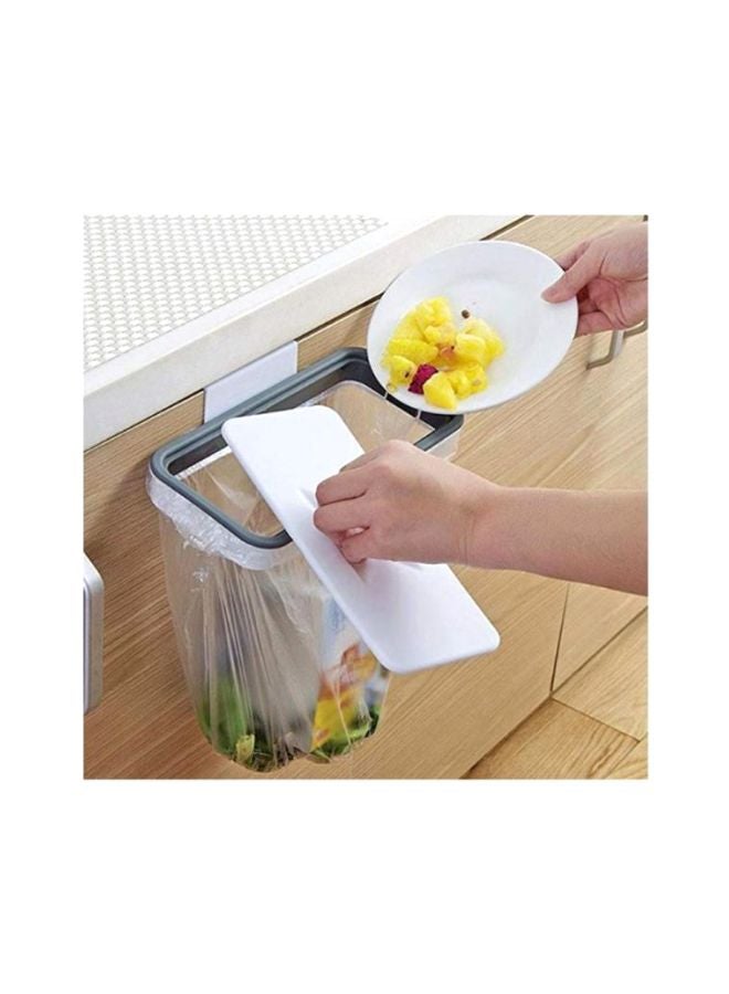 حامل معلّق لأكياس القمامة شفاف/رمادي 24.3x10.2x3سم - Image 2