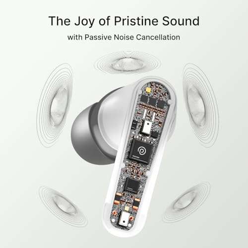pTron Bassbuds Astra in-Ear TWS Earbuds w/Stereo Sound, 34Hrs Playtime, Stereo Calls, Custom EQ, Mobile App, BTv5.3 Headphones, Touch Control, Voice Assistant, Type C Charging & IPX4 (Black) - Image 5