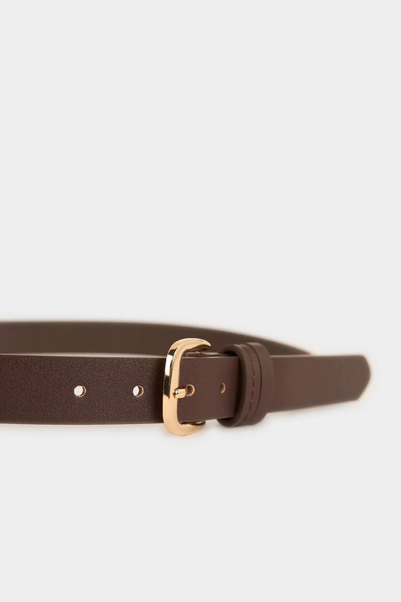 Defacto  Woman Oval Buckle Faux Leather for Women | Best Price UAE