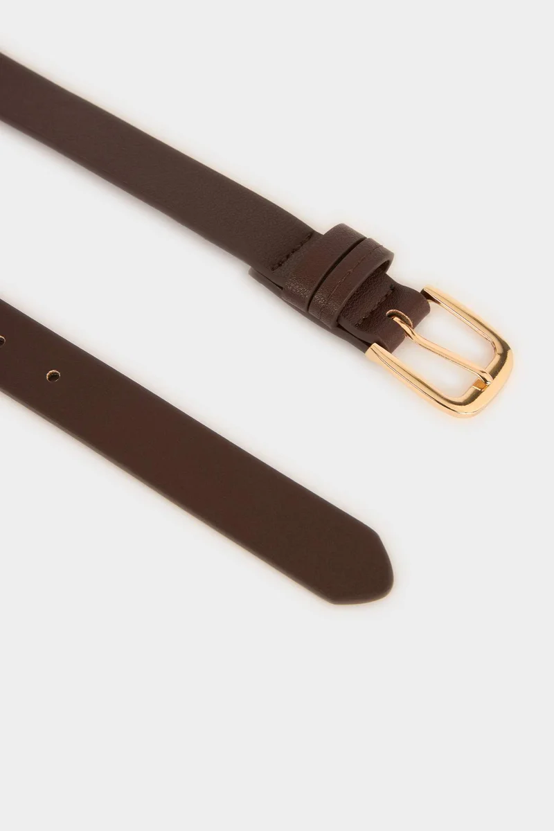 Defacto  Woman Oval Buckle Faux Leather for Women | Best Price UAE