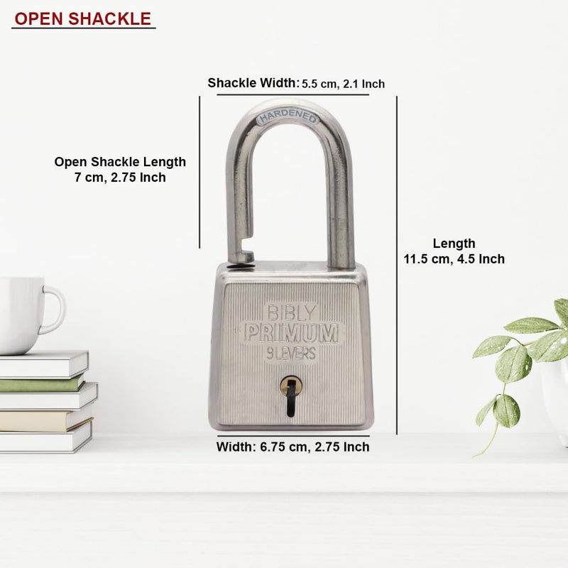 AUTHENTIC AK BEBLY Industries Premium 70 MM Padlock with 3 Keys  - Image 2