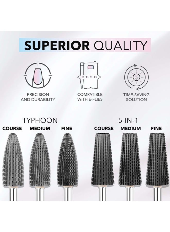 Kiara Sky Professional Nails (Large Smooth Top Fine Black) - Image 2