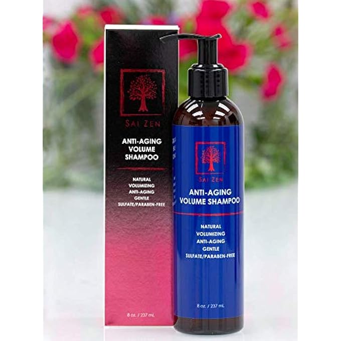 Sai Zen ANTI-AGEING VOLUME SHAMPOO ANTI-THINNING AND VOLUMIZING FORMULA SULPHATE AND PARABEN FREE ALL HAIR TYPES, 240ML - Image 2