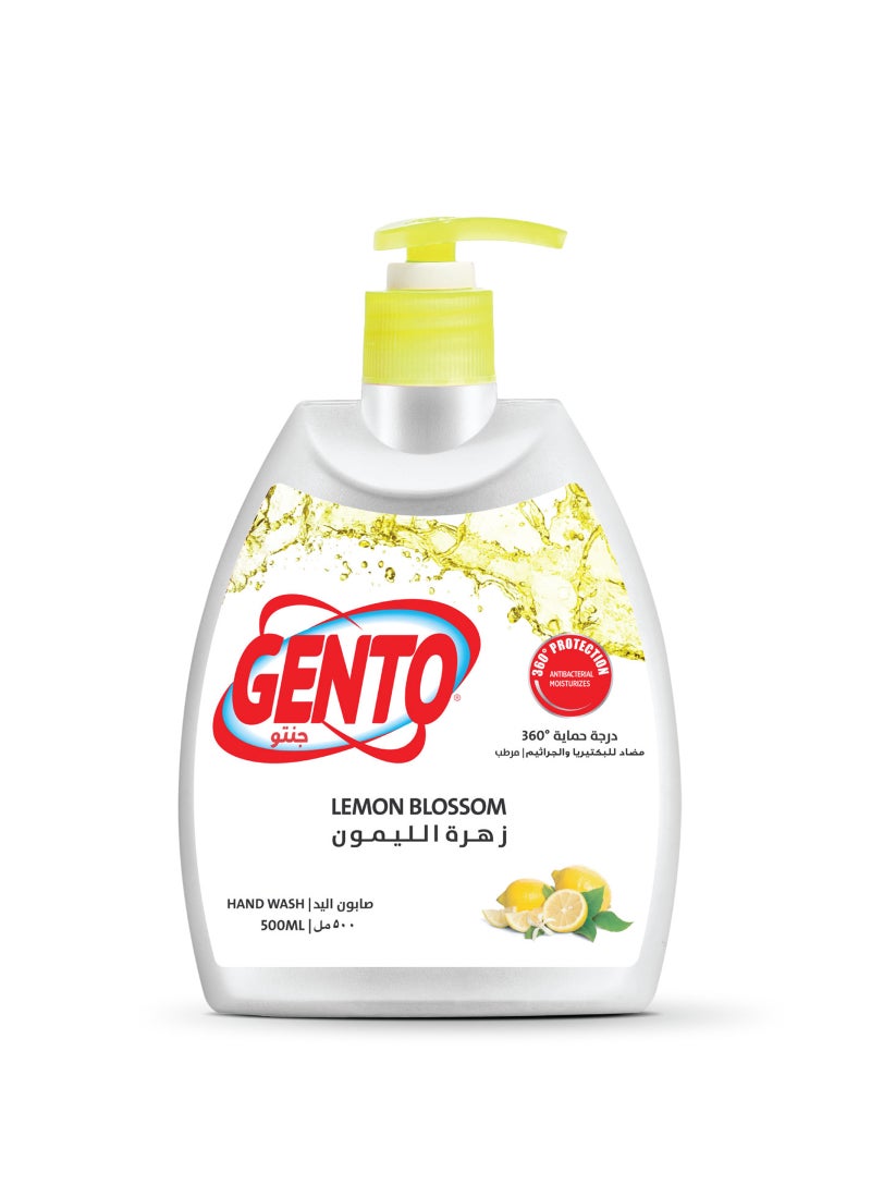 GENTO Handwash Lemon Blossom Yellow 500ml
