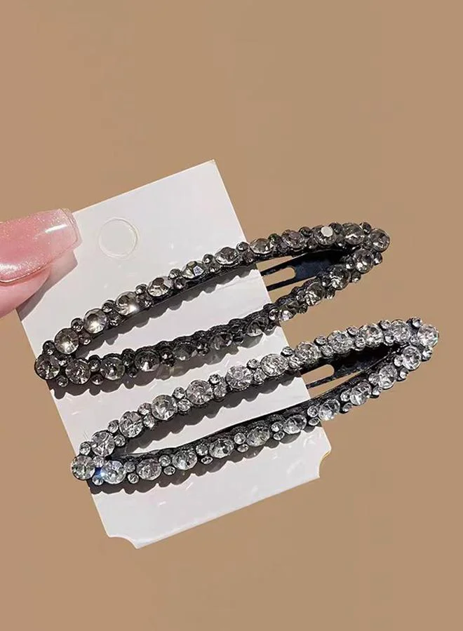 تايك تو Set of 2 - Rhinestone Hair Clips