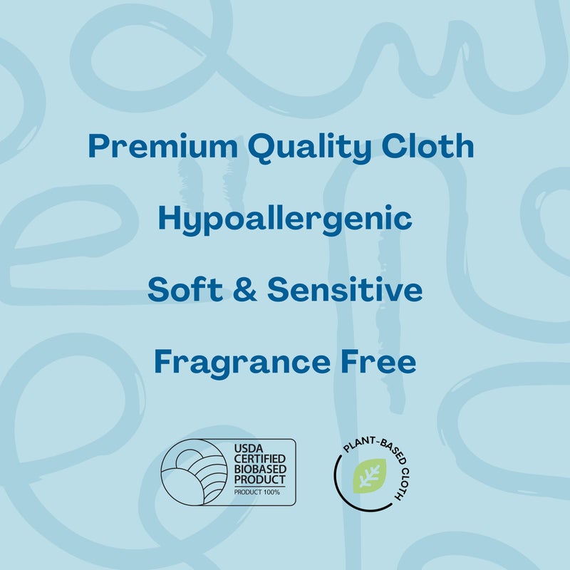 Hello Bello Extra Gentle Unscented Baby Wipes, Plant Based, Made with 99% Water and Aloe for Babies and Kids, 1080 Count - Image 4