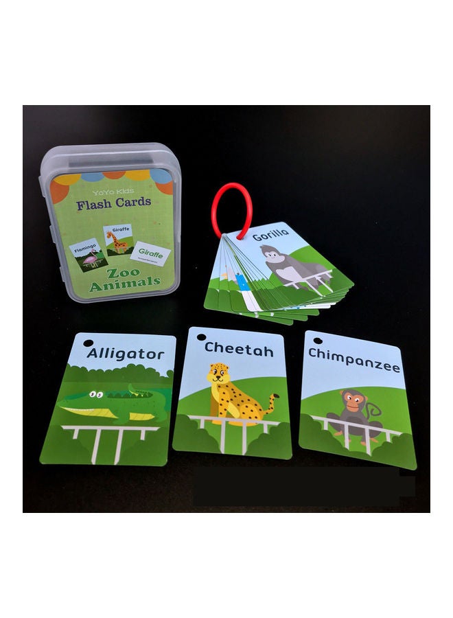 NIBEMINENT 26 Letter English Flash Card Handwritten Montessori Learning Educational Toy 8 X 10 2.5cm - Image 2