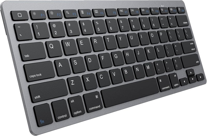 Omoton Wireless Bluetooth Keyboard for iPad A16 11th 10th Generation, iPad Pro 13/12.9/11, iPad Air 13/11/10.9, iPad mini, Compact Ultra Slim Size - Image 1