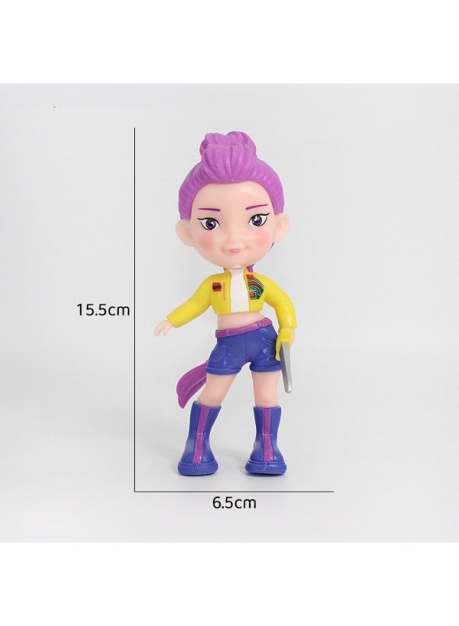 3-Piece Kpop Demon Hunters Figurines（Height 15.5CM） - Image 4