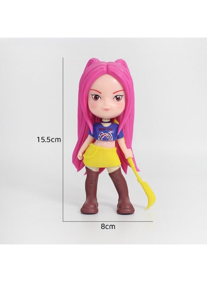 3-Piece Kpop Demon Hunters Figurines（Height 15.5CM） - Image 3