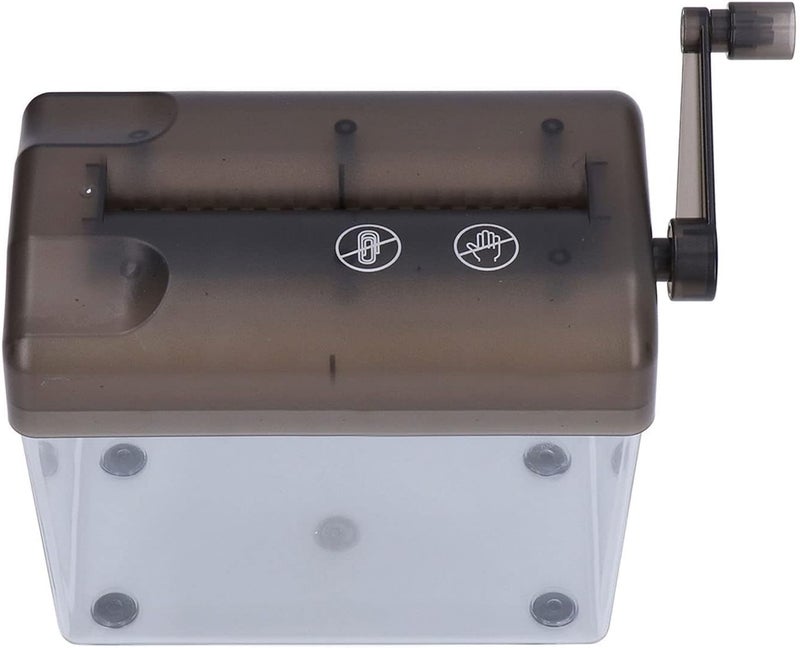 Portable Manual Paper Shredder Compact Hand Crank with Simple Desktop for Office Home - Image 2