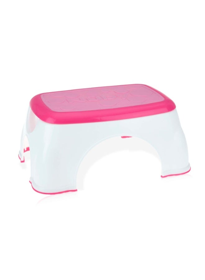 Nuby Step Up Stool, Pink - Image 1
