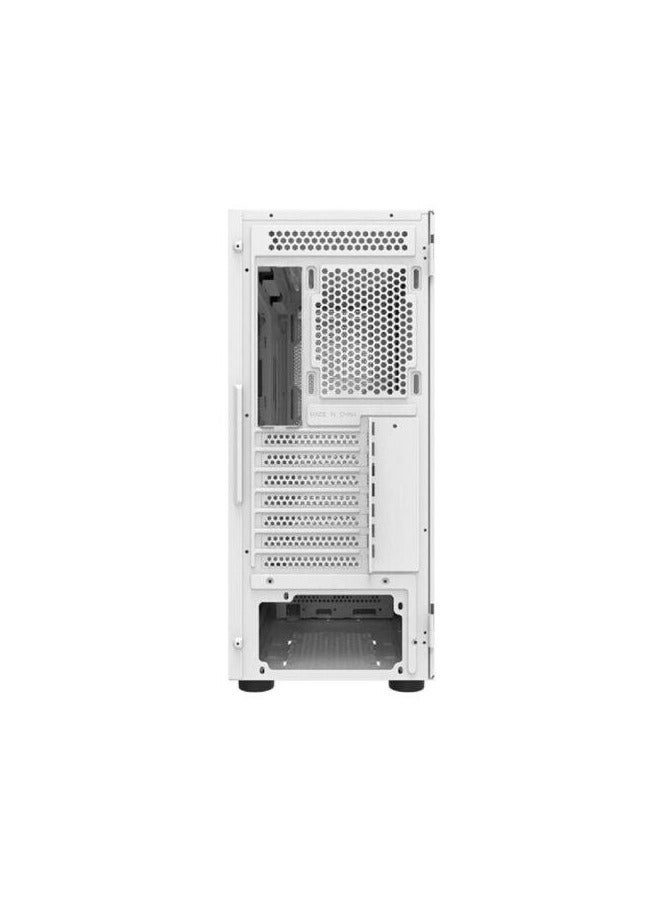DarkFlash DarkFlash DK431 Glass ATX Computer Case, 4x Pre-Installed aRGB Fans, Tempered Glass Front Panel, Up to 360mm Radiator & 12x Fans Support, SPCC + Tempered Glass Materials, White | DK431G-W - Image 3
