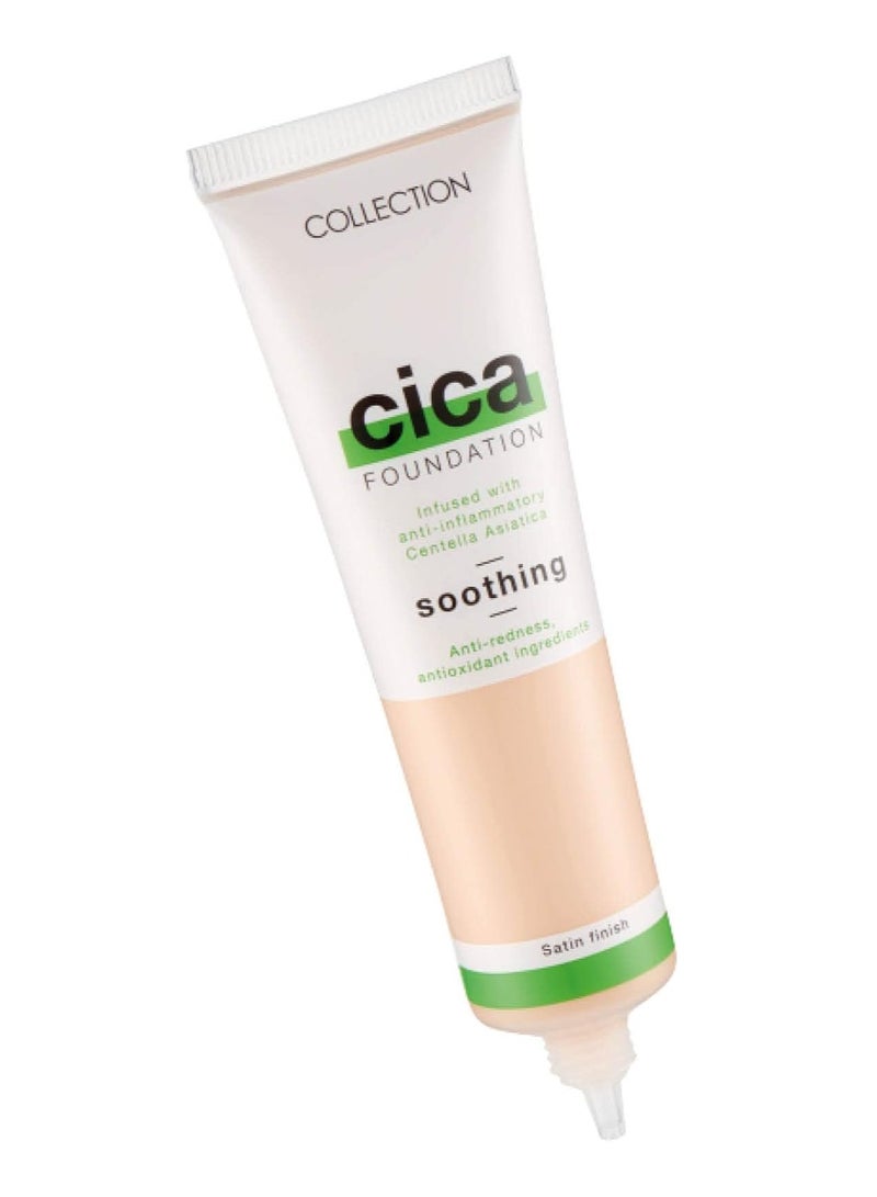 Collection فاونديشن سيكا متوسط التغطية مرطب مع مضاد للاحمرار - بورسلين 30 مل - Image 2