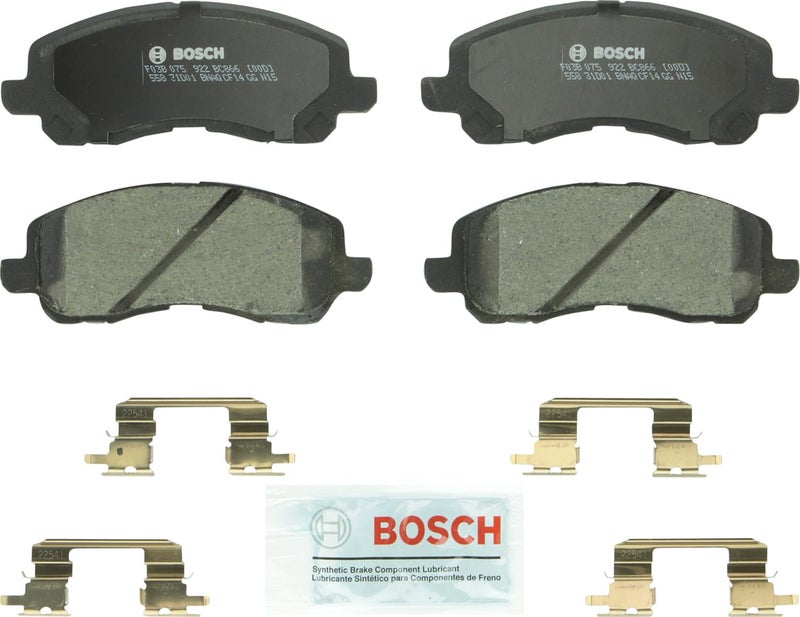 BOSCH BC721 QuietCast Premium Ceramic Disc Brake Pad Set - Compatible With Select Subaru Forester, Impreza, Legacy, Outback; FRONT - Image 5