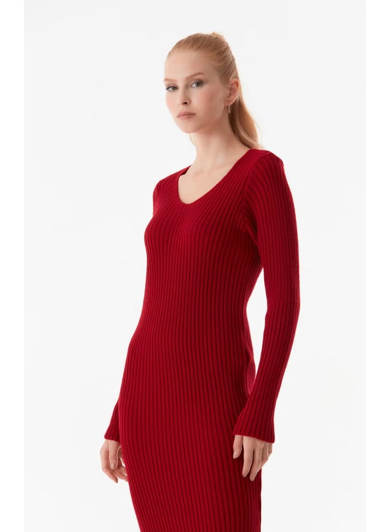 FullaModa Basic Poncho Side Tie Knitwear Set - Image 3
