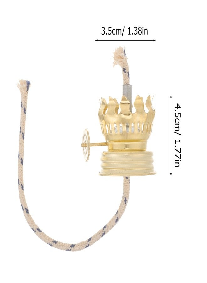 Luxshiny Kerosene Lamp Accessories Set with Adjustable Flame Dimmer and Threaded Base for Vintage Oil Lamps and Outdoor Lanterns Compact 1.77 Inch Size - Image 2