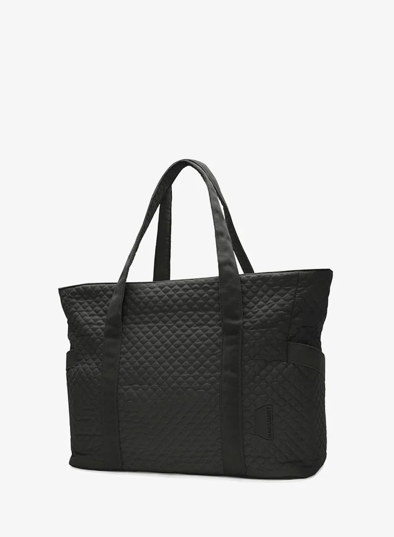 Bagsmart  BAGSMART Black Bonchemin Extra Large Tote Bag for Women | Best Price UAE