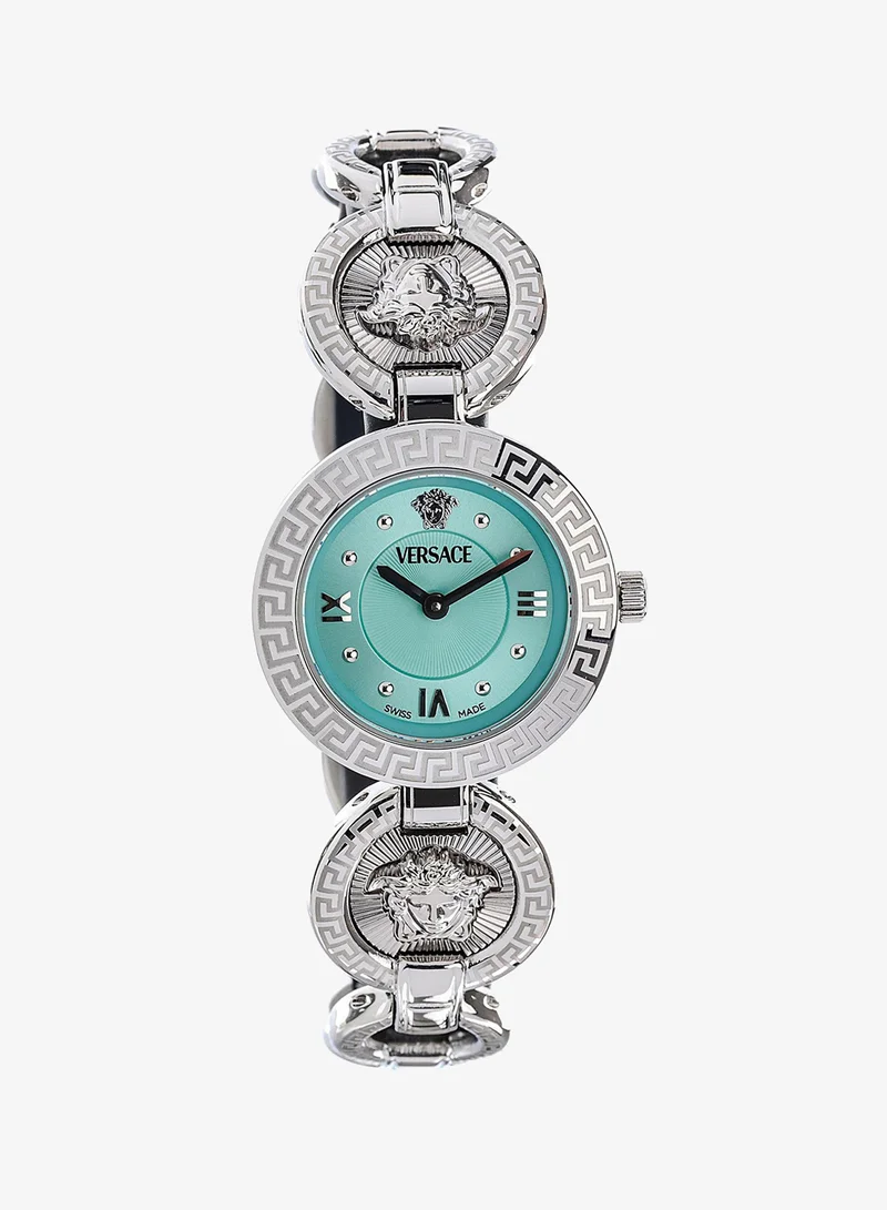 Versace Greca Jewel Quartz Turquoise Dial Watch