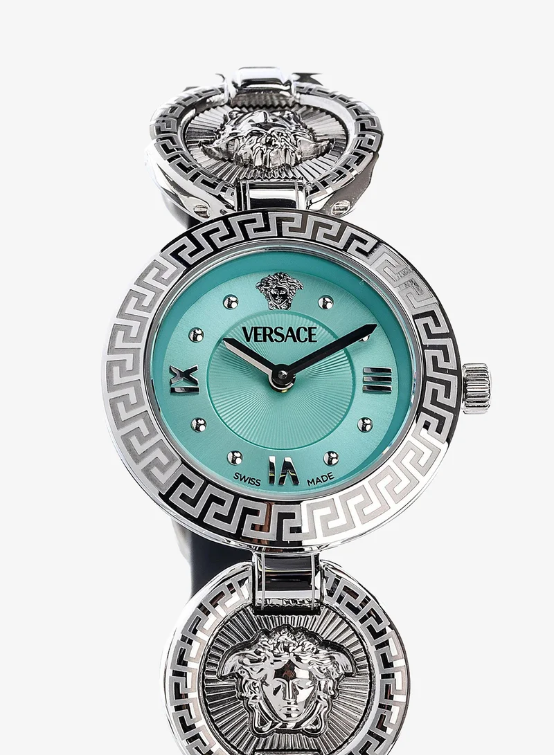 Versace Greca Jewel Quartz Turquoise Dial Watch