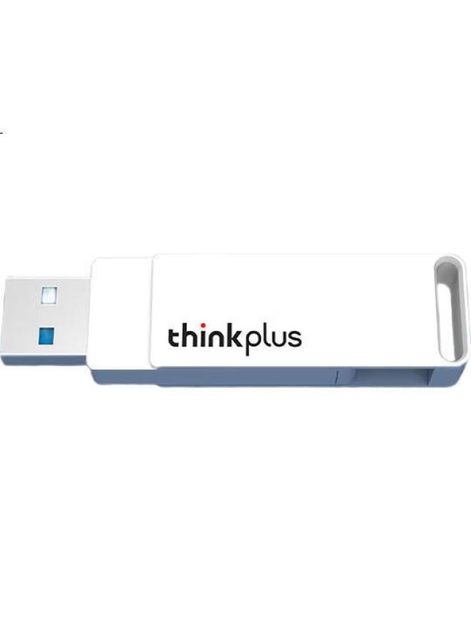 Thinkplus Lenovo 128Gb Usb3.2 Metal Flash Drive, High Read Speed, Type-C Dual Interface, Large Capacity, Compatible With Phones And Computers, Tu260 Series - Image 1