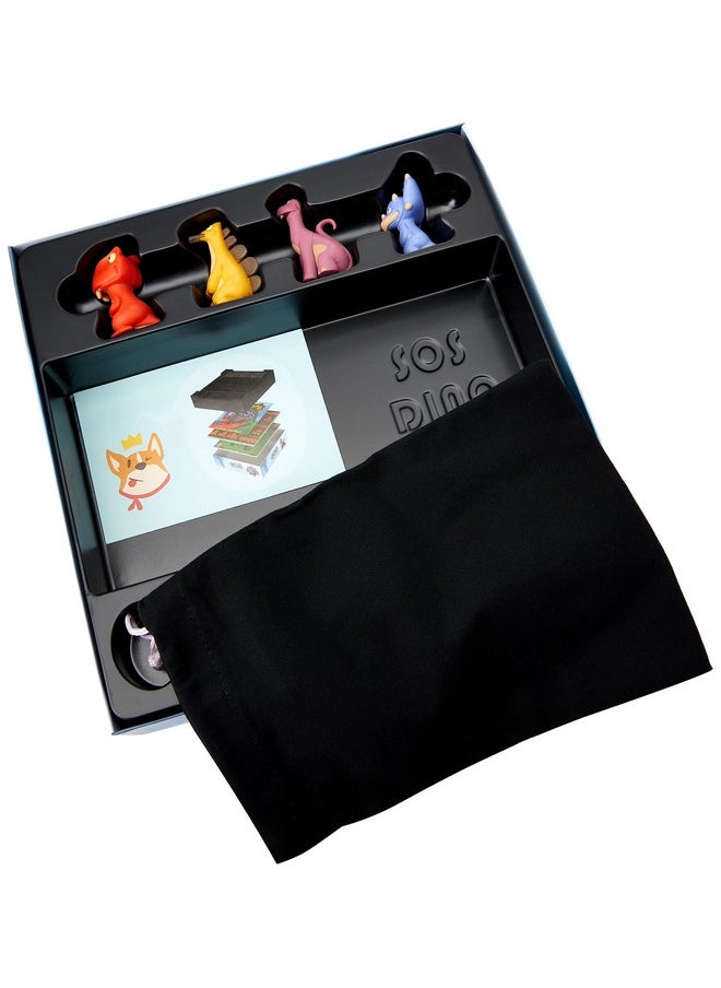 Loki: SOS Dino Game, -Tile Placement Tabletop -Board Game, Strategy, Cooperative, Easy to Play, Family Game, 1 to 4 Players, Ages 7 and Up