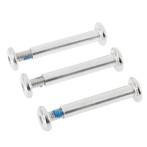 MUXSAM 10Pcs 0.24"/6mm OD Inline Skate Axle Screws Replacement, Shaft Hex Socket Screw, Inline Skate Wheel Axles Roller Blades Bearing, Wheel Axles Repair Tool (1.42"/36mm) - Image 1